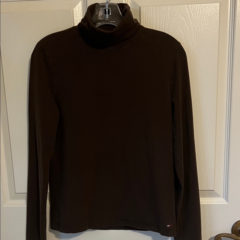 Tommy Hilfiger Dark Brown Turtleneck